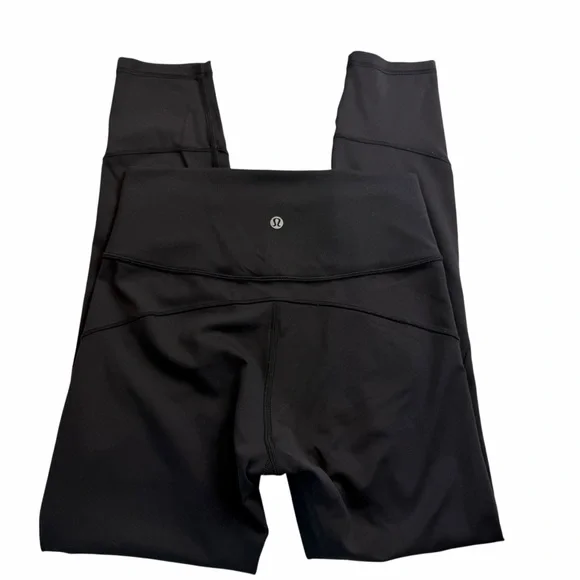 Lululemon In Movement 7/8 Tight Everlux 25” black high waisted pockets size 6 - Picture 3 of 5
